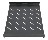 ExtraLink Półka do szaf wiszących 19" 350MM 1U (czarna) - 1087876 - zdjęcie 3